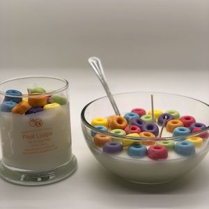 Fruity Loops Scented Candle 12oz and Bowl Candle